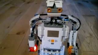 Dancing Robot - NXT Mindstorms - Alpha Rex   RAVE like OPTIMUS
