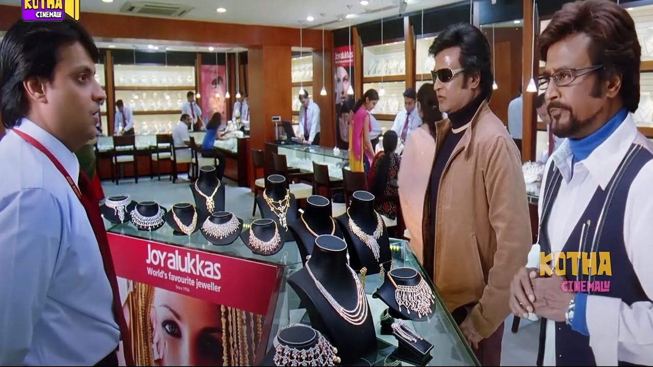 Rajinikanth And Aishwarya Rai Tollywood Movie Ultimate Interesting Comedy Scene  Kotha Cinemalu