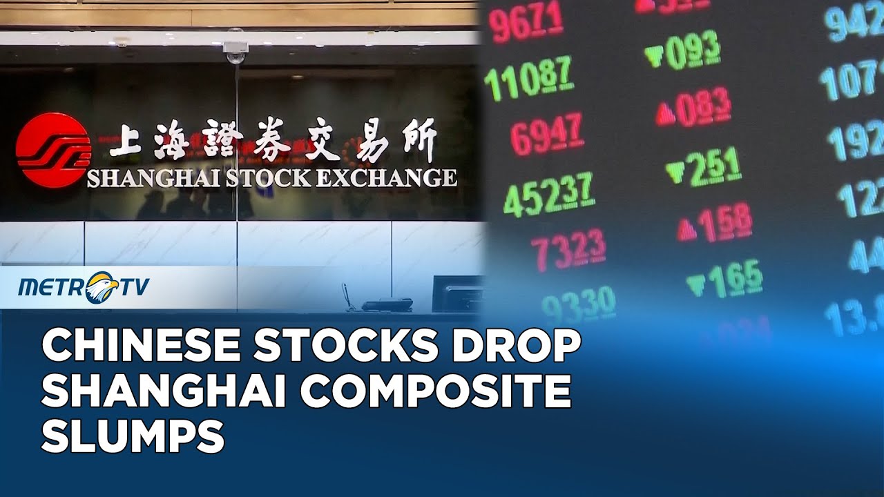Chinese Stocks Fall Sharply Shanghai Composite Drops 176 Percent