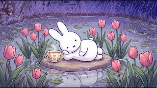 rainy lo-fi, soft beats & tulip vibes 🌷 screenshot 5
