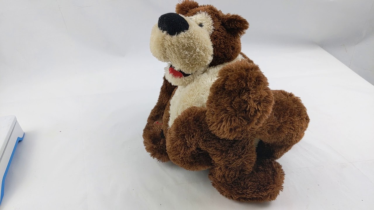 Gund Plush Goober Bear 14298 Singing Don't Worry Be Happy Musical moves ...