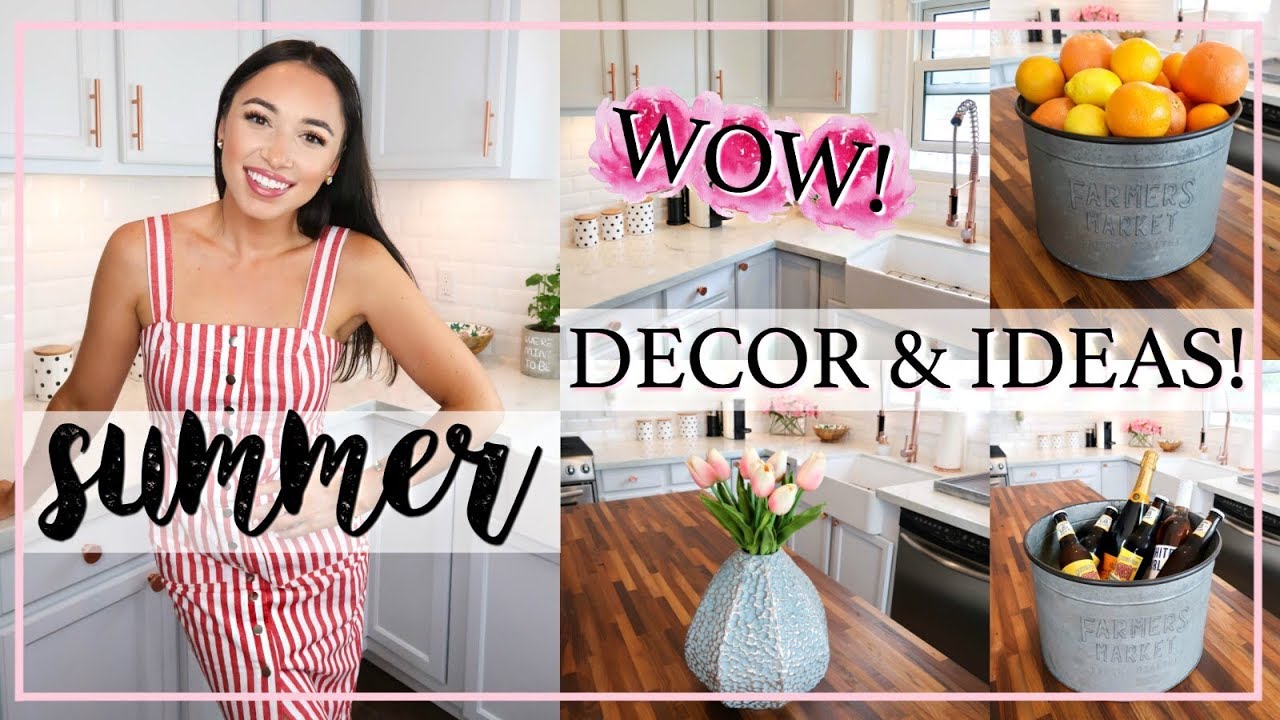 SUMMER HOME DECOR TOUR, HAUL, AND PARTY IDEAS 2018 Alexandra Beuter