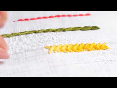 Video Hướng dẫn mũi thêu tay cơ bản - basic embroidery... - youtube