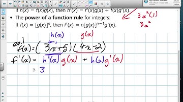 Product and Chain Rule For Derivatives Grade 12 Calculus and Vectors Lesson 2 3 7 15 13)