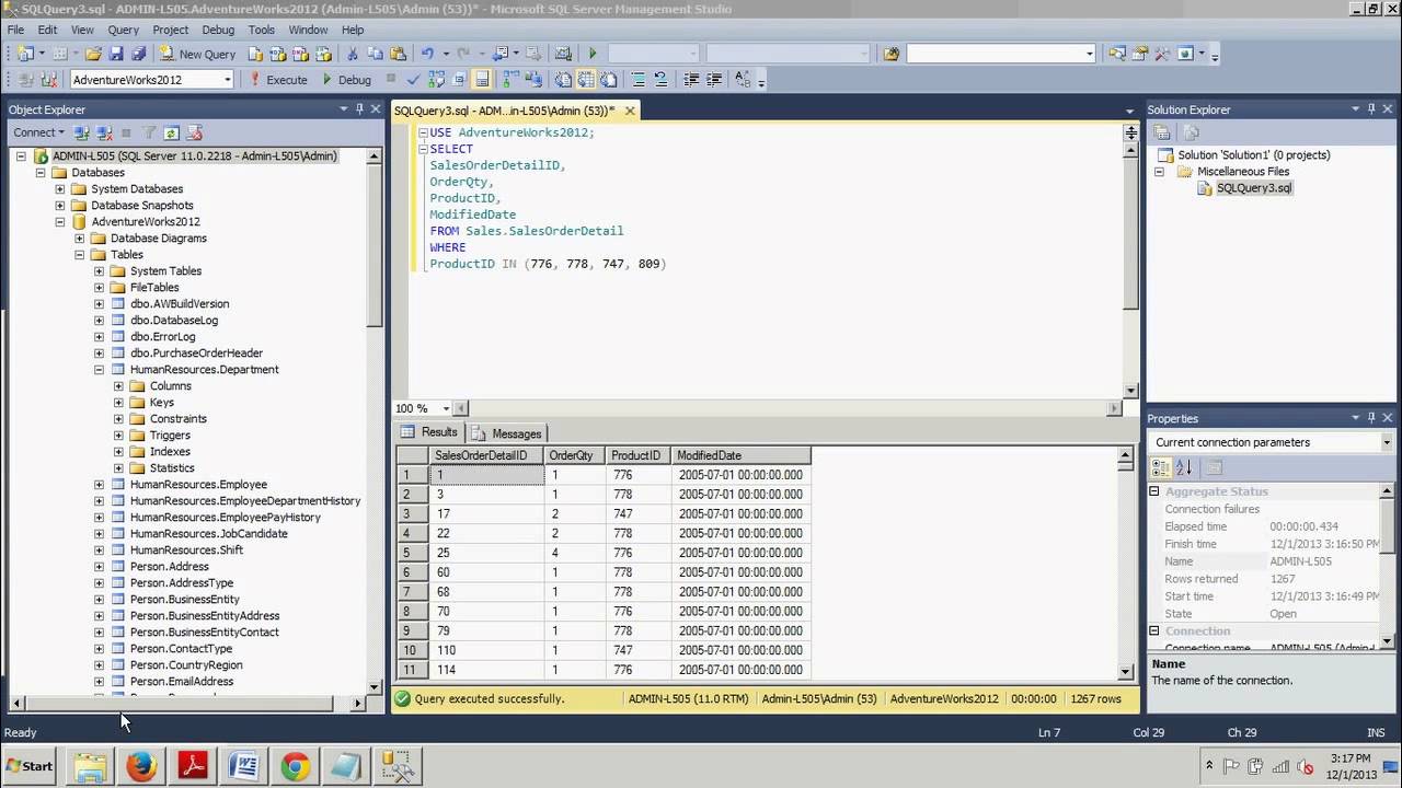 SQL Server Tutorial 16: Using the WHERE clause with multiple conditions