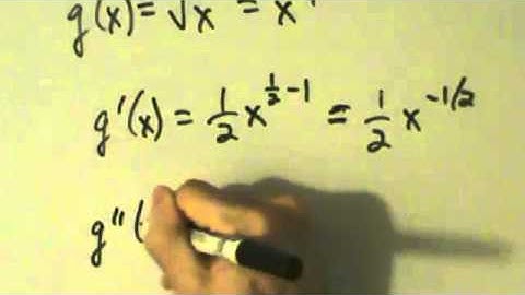 Calculus I - Derivatives - Power Rule (Real Exponents) - Example 2