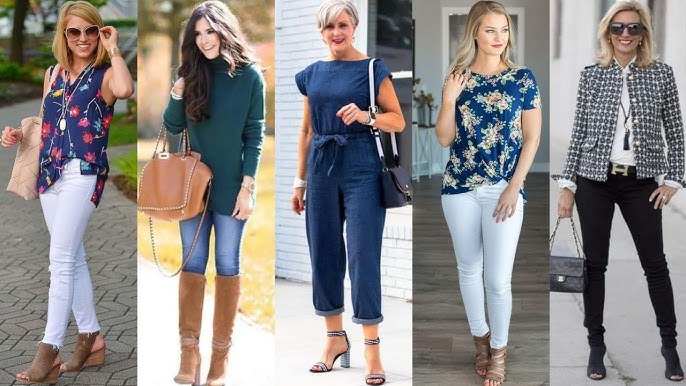 Moda para mujeres de 40 años 🌺 como vestir casual y moderna a tus 40 