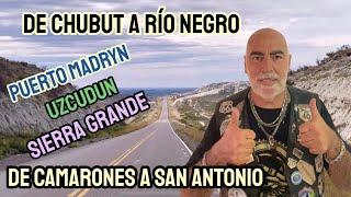 De Camarones a San Antonio | Ruta 3 | Madryn | Sierra Grande | en moto por Argentina