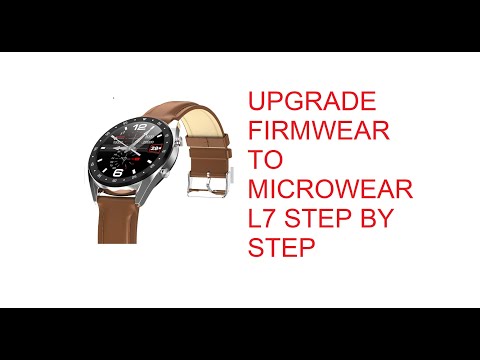Microwear L7 | How to upgrade firmware | Cập nhật tiếng Việt cho L7 smartwatch
