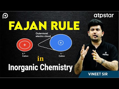 What’s fajan’s rule in chemistry?