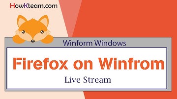 [Stream kỹ thuật C# .Net] - Bài 1: Nhúng firefox vào winform | HowKteam
