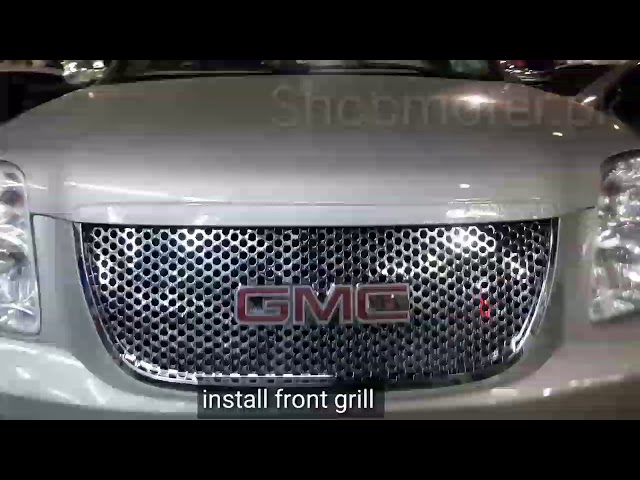 Best modifications GMC Yukon xl 2007-2014|install front grill |handle  cover| اكسسوارات جمس يوكن تويل - YouTube