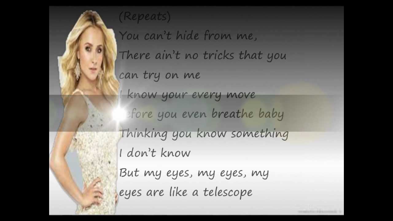 Hayden Panettiere - Te... Hayden Panettiere Lyrics