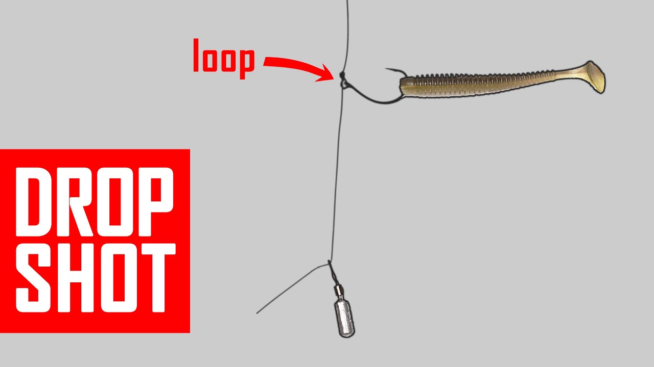 How to tie improved DROPSHOT rig? It will catch more fish! Lure fishing for  Perch Bass Zander Pike 