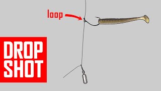 How to tie improved DROPSHOT rig? It will catch more fish! Lure