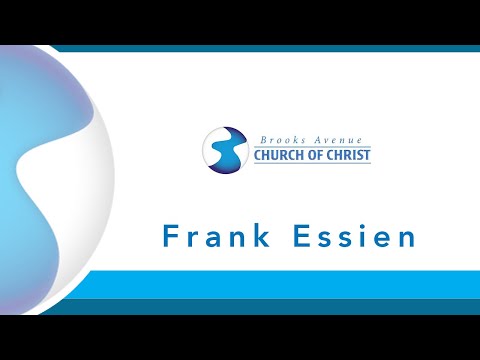 Wednesday Night Bible Class:  GUEST SPEAKER Frank Essien.  October 25, 2023