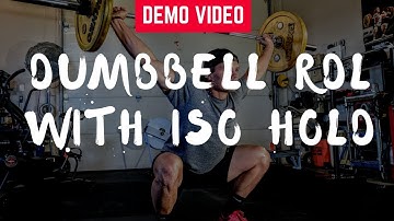 Dumbbell RDL with ISO Hold