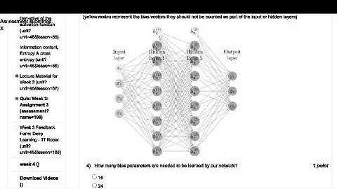 NPTEL Deep Learning Assignment 3