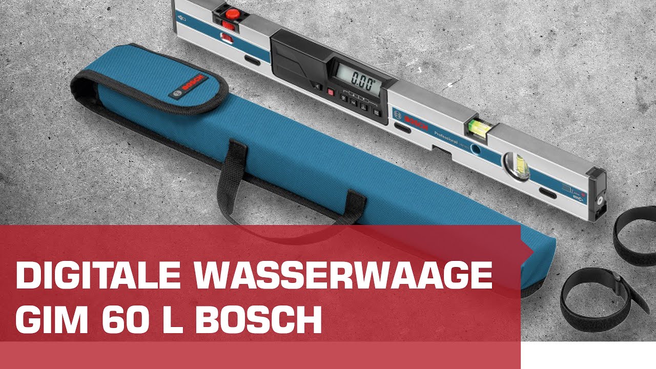Bosch GIM 60 L Professional Digitaler Neigungsmesser / Wasserwaage -  LAYER-Grosshandel #kannmehr - YouTube