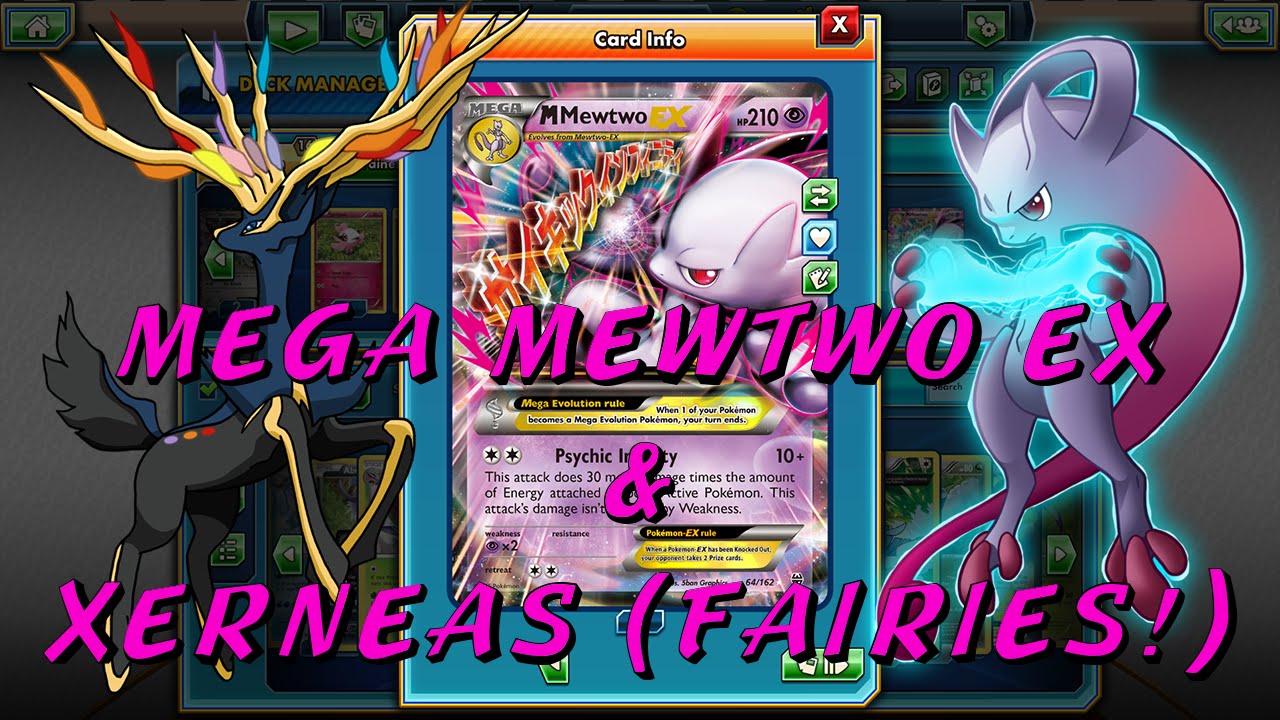 Mega Mewtwo EX & Xerneas (Fairies!) Deck! Pokemon Trading ...