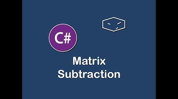 matrix subtraction in c#