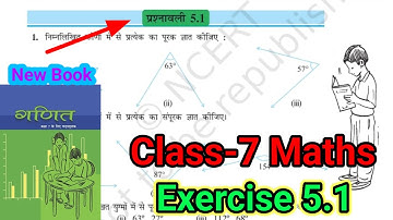 Class 7 Math Chapter 5 Exercise 5.1 bihar board Prashnawali 5.1 Class 7th l NCERT l line and angle