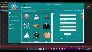 C# Windows Forms App(.Net Framework) Very Simple Laundry Management System(Still on development)
