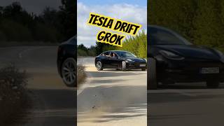 #first  #time in #tesla #drift #grok
