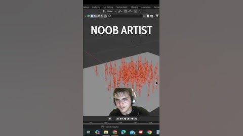 Noob vs Pro artist: HOW TO MAKE GRASS IN BLENDER #blendertutorial #blender #blendercommunity #b3d #