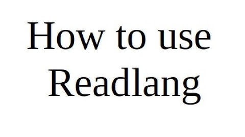 How to use Readlang