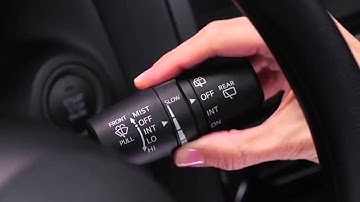 How to use the variable speed windshield wipers on the 2015 Mazda CX-5