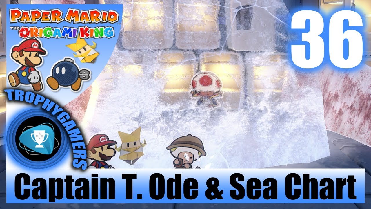 Paper Mario The Origami King - Find Captain T. Ode & The Sea Chart