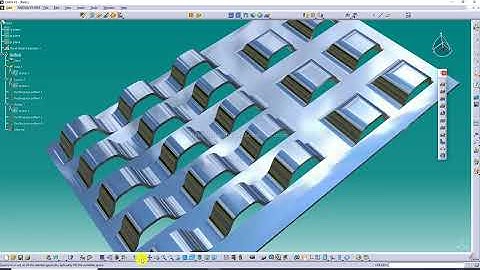 CATIA V5 GENERATIVE SHEET METAL DESIGN, LOUVER, BRIDGE LECTURE-92