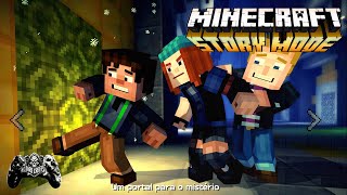 UM PORTAL PARA O MISTÉRIO! Minecraft Story Mode Gameplay em PT-BR #6 (PC) [2K] Detonando Games 🔴