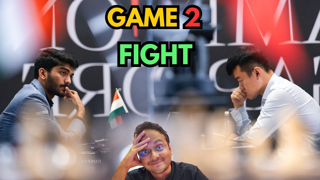 It's not so easy to down Gukesh! | Ding Liren vs Gukesh | Game 2 | FIDE World Championship 2024
