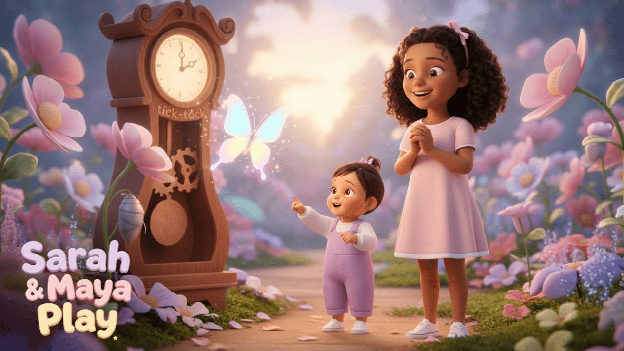 The Magic Butterfly 🦋 Patience Song for Kids | Sarah and Maya Play