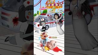 Upin dan Ipin di bawa ambulan hantu seram #kartun #animasi #upindanipin #hantu #kartunhantu #short