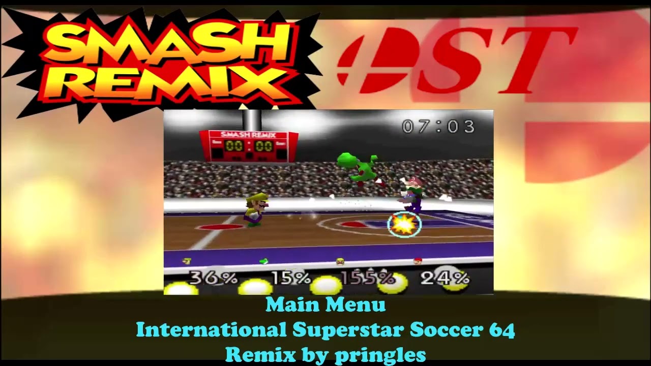 Smash Remix OST Extended - Main Menu (International Superstar Soccer 64) by pringles