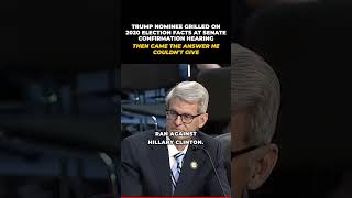 Trump Nominee Refuses to Admit Biden Won 2020 — Schiff Grills Him #Shorts
