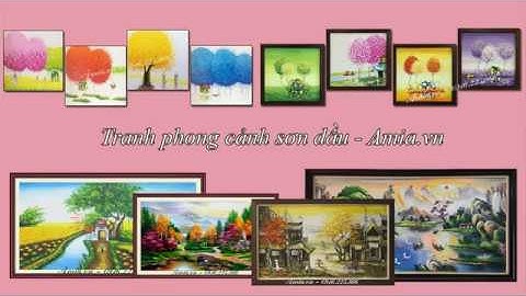 Tranh Phong Cảnh Sơn Dầu Đẹp Ngất Ngây Qua 55 Mẫu