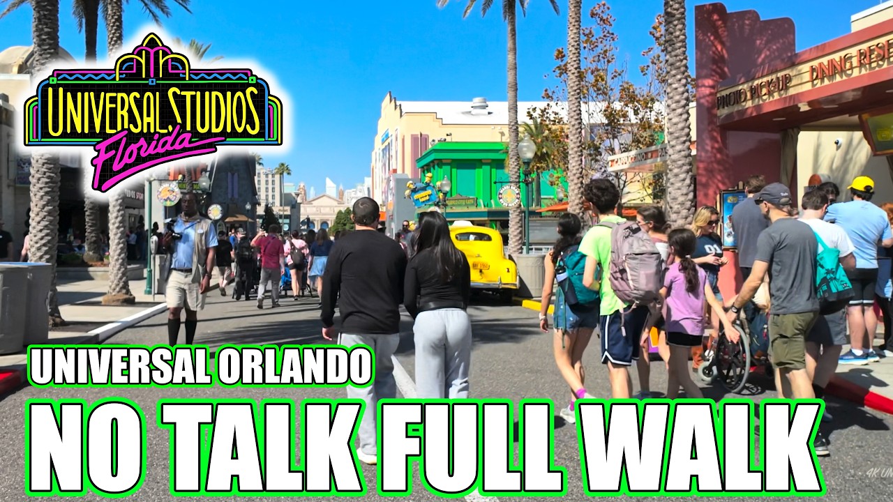 Universal Studios Orlando Full Park Walkthrough in 4K - YouTube