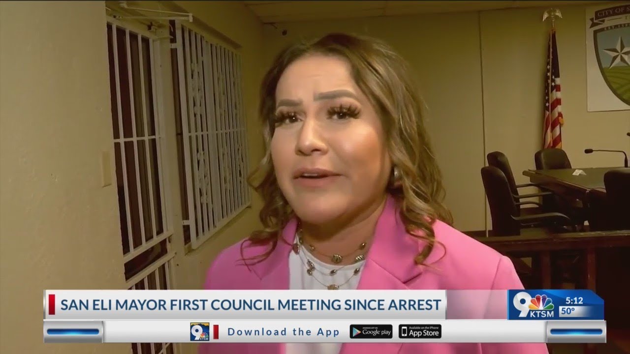 San Elizario Mayor holds first city council meeting since arrest YouTube