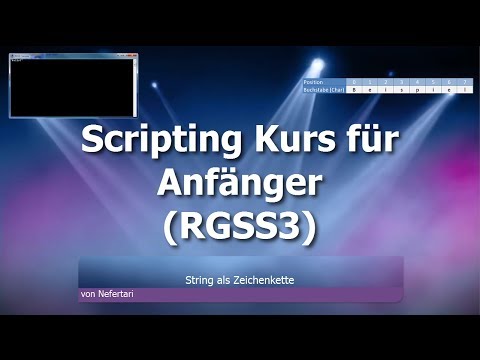 RGSS3 #08 String als Zeichenkette - Scripting Tutorial RPG Maker VX Ace [Deutsch]