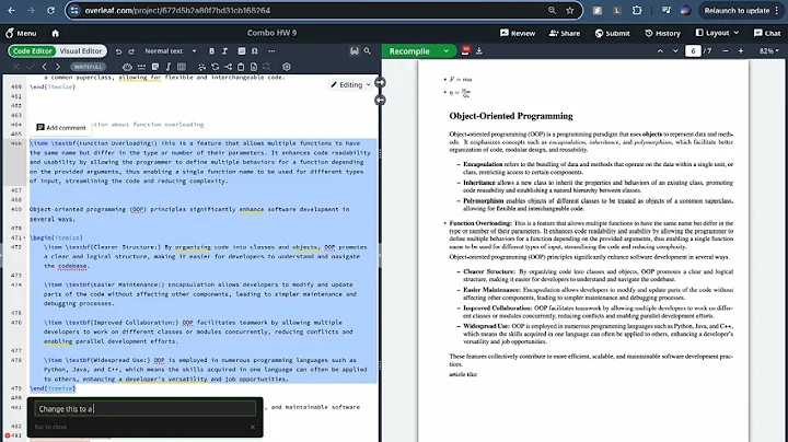 Chat Feature for Latex AI Chrome Extension