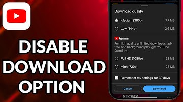 How To Disable Download Option In YouTube Video