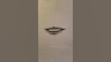Lips drawing tutorial ✨️ #drawing #lips #tutorial #sketch #art #shorts
