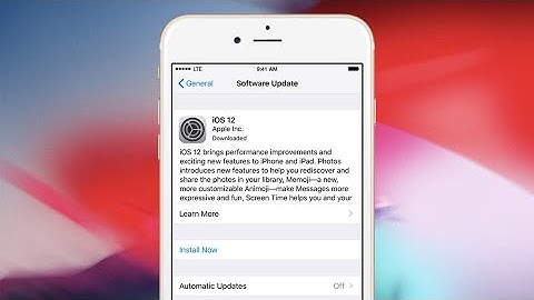 How to Stop Update iOS 12 Download and Install Automatic