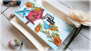 Slimline Scene Cards with Kelly Taylor