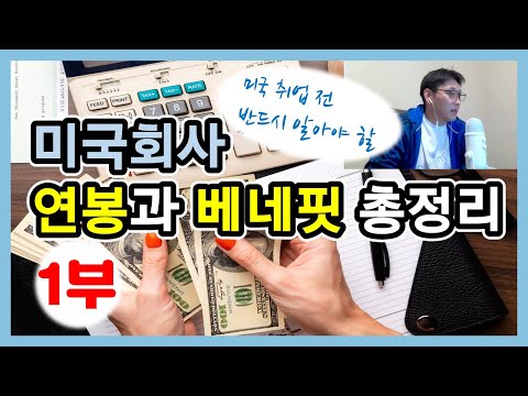 미국회사 연봉과 베네핏 보험 연금 401K 휴가 등 모조리 다 알려드립니다 1부 