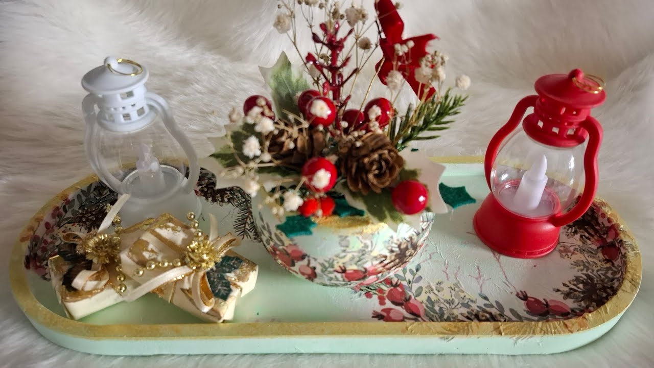 TUTORIAL -deen für Weihnachten  günstig für unter 10 €-  Noël – peu coûteux  pour moins de 10 € 